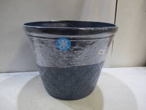 lot 740 image: NEW 22 Inch Arezzo IndoorOutdoor Planter - Dark Blue