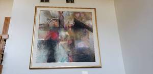 lot 1 image: Large Abstract Painting