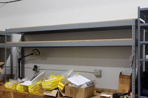 lot 457 image: Heavy Duty Metal Industrial Racking