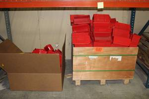 lot 507 image: Lot of (150) Plastic Storage Bins