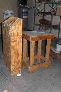 lot 509 image: Wooden Tools Shop Organizer and Desk