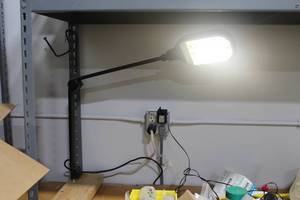lot 519 image: LED Swing-Arm Desk Work Lamp