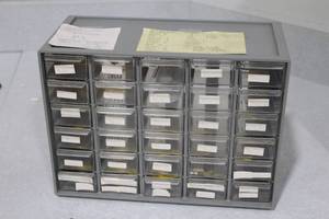 lot 535 image: Parts Organizer Cabinet 30-bin w Hardware