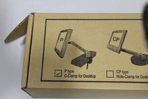 lot 542 image: FC-8888 Series P-Type C-Clamp for Desktop LCD Monitor Arm (New In Box )