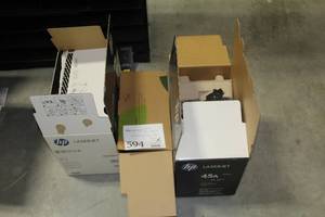 lot 594 image: Lot of (3 Boxes) Printer Ink and Toner