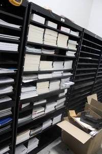 lot 604 image: Catalog Shelving Unit