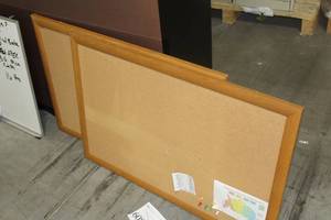 lot 608 image: Lot of (2) Push Pin Board