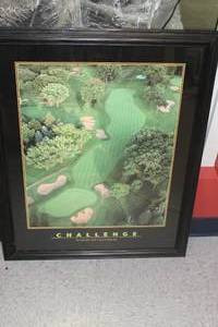 lot 624 image: Challenge Framed Poster