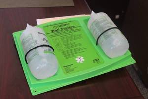 lot 776 image: Eyesaline Wall Station Eye Wash Station