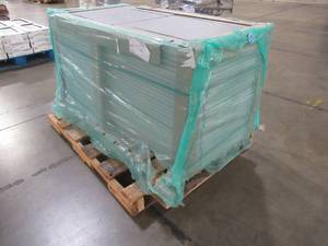 Pallet of 60 Pieces of Bluestone Natural Cleft 24 in. x 24 in. x 0.75 in. Porcelain Pavers (A couple on the bottom are cracked)..
