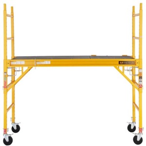 MetalTech Safeclimb Baker Style 6 ft. x 6 ft. x 2-12 ft. Scaffold 1100 lbs. Capacity, I-CISCH1 - MISSING CASTERS.