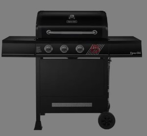 Dyna-Glo 4-Burner Propane Gas Grill in Matte Black with TriVantage Multifunctional Cooking System  DGH450CRP BROKEN BRACE
