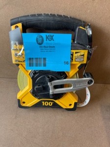 DEWALT 100 ft. Fiberglass Long Tape Measure