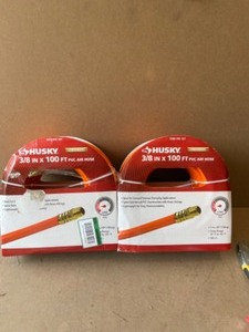 Husky 38 in. x 100 ft. PVC Air Hose (2 units)