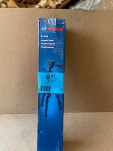 Bosch Compact Tripod with Extendable Height for Use with Line Lasers, Point Lasers, and Laser Distance Tape Measuring Tools