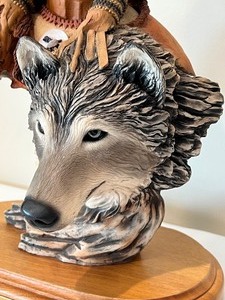 lot 21 image: Dreams of the Old Way Sculpture by Stephen Herrero with Certificate