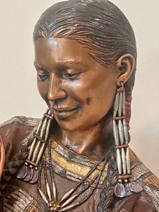 lot 2 image: Mixed Media Bronze Sculpture by Christopher Pardell Our Lives, Our Legacy