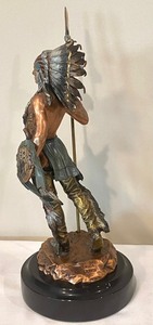 lot 8 image: Red Cloud Resolute Sculpture by Christopher Pardell