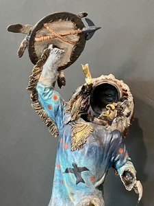 lot 3 image: Native American Sculpture Rapture by Willy Whitten