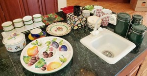 lot 34 image: Collection of Kitchen Ceramics