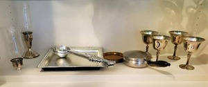 lot 46 image: Collection of Silver Plated Items