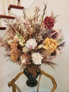 lot 11 image: Flower Arrangement With Vase