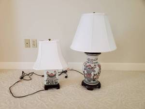 lot 111 image: Two Table Lamps