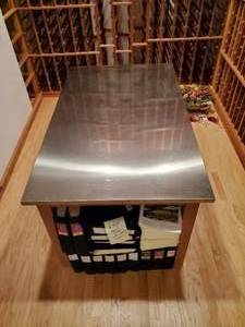 lot 235 image: Food Grade Stainless Steel Top Table