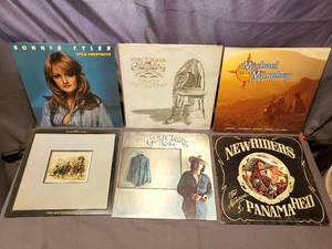 lot 11 image: 6 Records the Stills-Young Band, Bonnie Tyler, Tom T. Hall, Michael Murphy, Guy Clark, New Riders