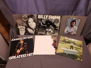 lot 32 image: 6 Records Sandford and Townsend, Billy Swan, Johnny Rivers