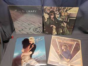 lot 38 image: 4 Rod Stewart Records