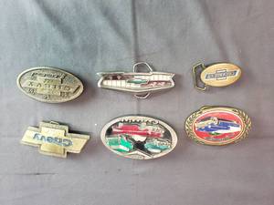 lot 112 image: Chevy Belt Buckles