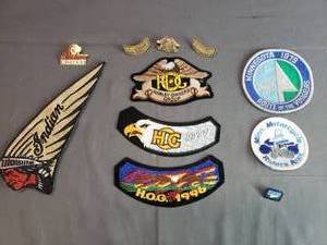 lot 116 image: Motorcycle Related Pins and Patches