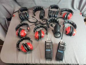 lot 132 image: Racing Head Sets and Radios