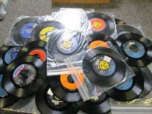 33 45 records of micheal jackson , ...