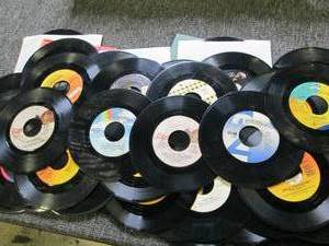50 rock 45 records john cougar, war...