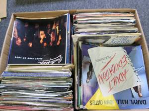 box of 45 record sleeves all sleeve...
