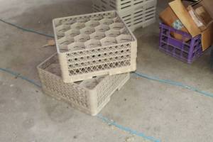 lot 341 image: Lot of (2) Glass Racks