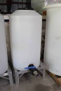 lot 212 image: Wine Fermentor Tank 165-Gallon with Stand