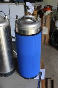lot 265 image: 5-Gallon Ball Lock Soda Keg with Neoprene Jacket