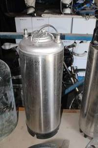 lot 268 image: 5-Gallon Ball Lock Soda Keg