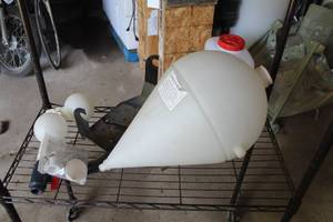 lot 269 image: Wall-Mount Conical Fermentor