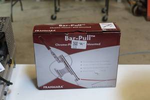 lot 219 image: Franmara Bar-Pull Chrome-Plated  Wall Mounted Uncorker (in original box)