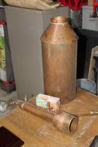 lot 216 image: Handmade Copper Distillation Still