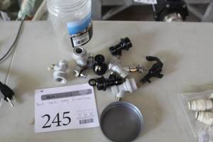 lot 245 image: Ball Lock Keg Fittings