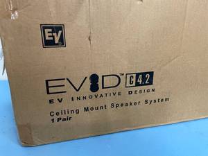 Electrovoice Electro-Voice EV EVID C4.2 2-Way Coaxial Pro Audio Ceiling Loudspeakers  Speakers - 70V 100V 8ohm - PAIR