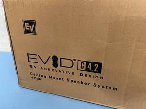 Electrovoice Electro-Voice EV EVID C4.2 2-Way Coaxial Pro Audio Ceiling Loudspeakers  Speakers - 70V 100V 8ohm - PAIR