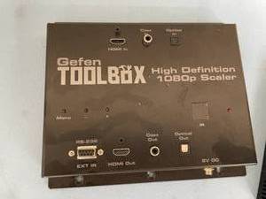 Lot of 2 - Geffen Tool Box GTB-HD-1080PS-BLK High Definition 1080p Full HD HDMI Video Scaler