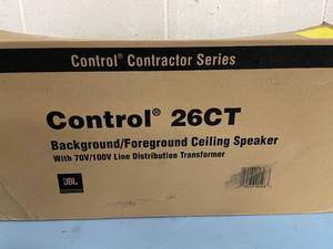 PAIR of JBL Control 26CT Professional  Ceiling Loudspeakers  Speakers