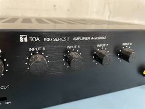 TOA Electronics A-906MK2 Modular Pro Audio Mixer  Amplifier w 2 B-01 Input Modules